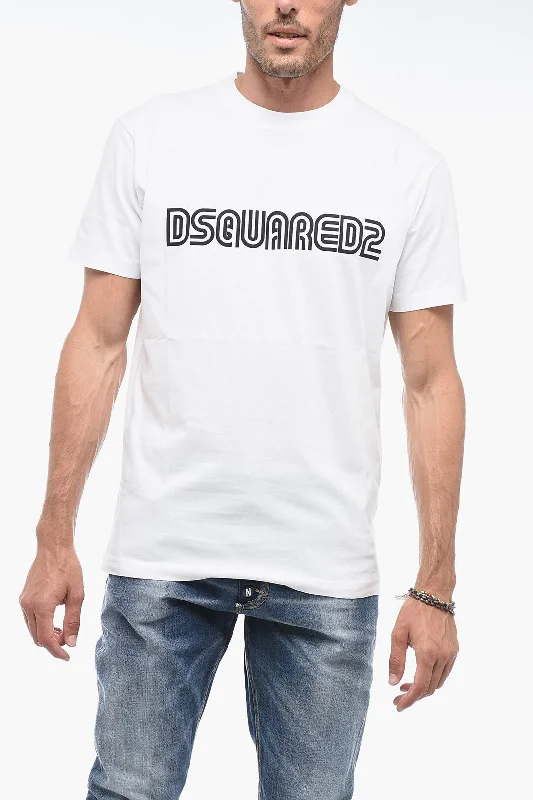 Dsquared2 Crewneck T-Shirt with Logo Print