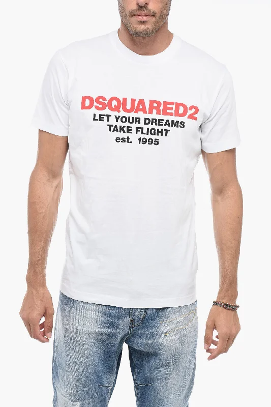 Dsquared2 Crewneck T-shirt with Logo Print