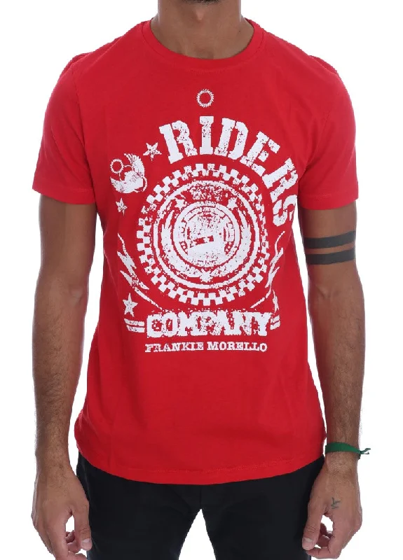 Frankie Morello  Cotton RIDERS Crewneck Men's T-Shirt