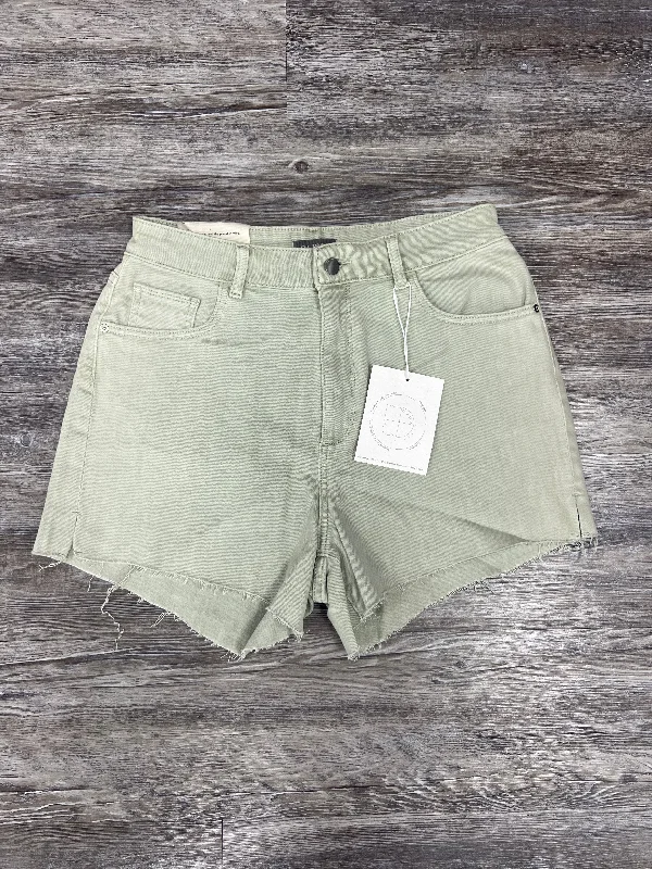 Green Shorts Designer Dl1961, Size 6