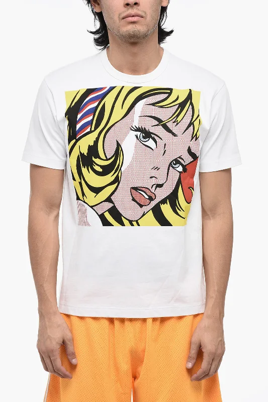 Junya Watanabe Crewneck T-Shirt with Pop Art Print