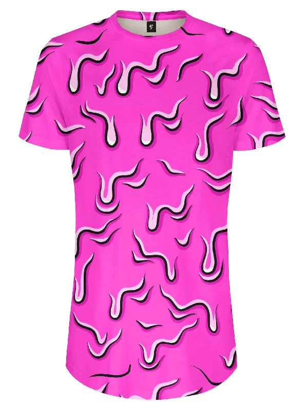 Neon Drippy (Pink) Tall Tee