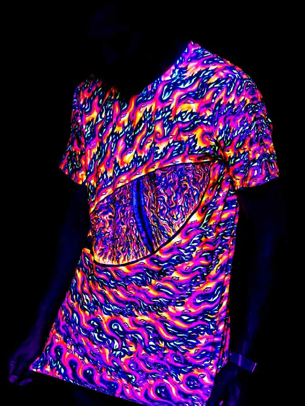 Neon Eye Of The Phoenix Unisex Crew