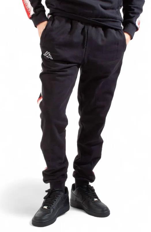 Men's Logo Tape Danira Trackpants In Black/grey/red