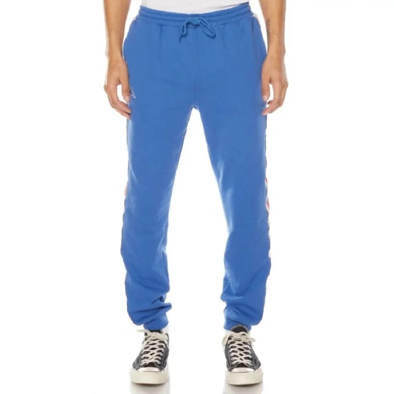 Men's Logo Tape Danira Trackpants In Blue/grey/red