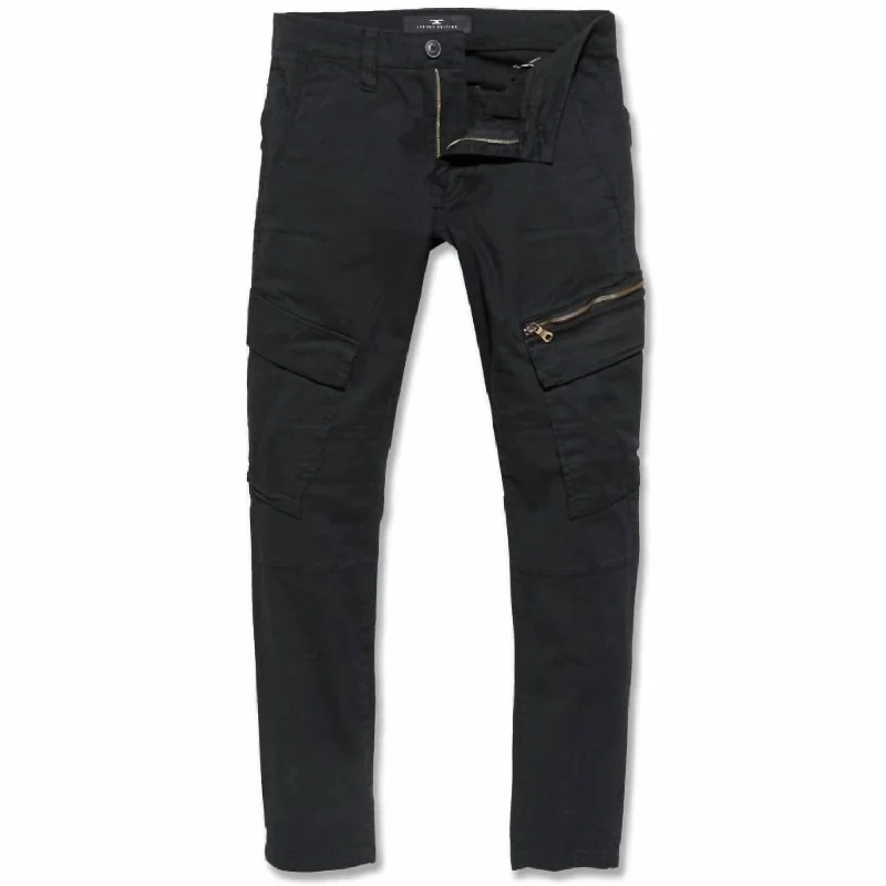 Men's Sean Dover Lightweight Cargo Pants In Black