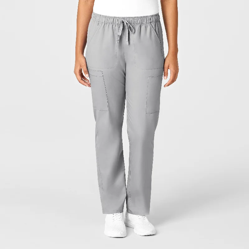 WonderWORK Women's Convertible Slim Leg Scrub Pant - Grey