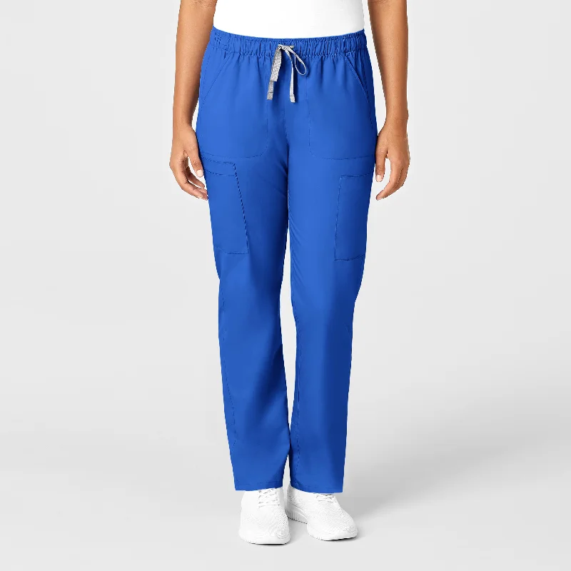 WonderWORK Women's Convertible Slim Leg Scrub Pant - Royal